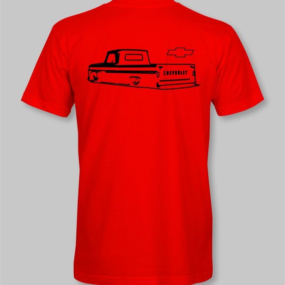 60-66 Chevrolet Chevy Truck Longbed Retro T-Shirt - Picture 10 of 11